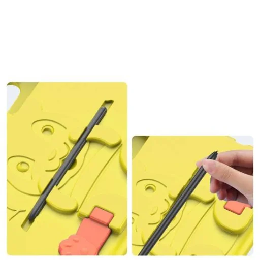 Apple iPad Air 4 / 5 2022 / iPad Pro 11 (2018/2020/2021) Dux Ducis Panda Szilikon tok gyerekeknek sárga - 4