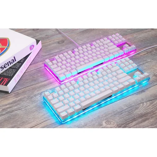 Motospeed K87S Mechanikus játék billentyűzet RGB (fehér) - 10