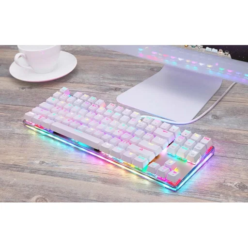 Motospeed K87S Mechanikus játék billentyűzet RGB (fehér) - 8