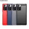 Xiaomi Redmi Note 11 Pro Carbon szénszál mintájú TPU tok fekete Alphajack - 4