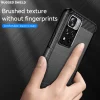 Xiaomi Redmi Note 11 Pro Carbon szénszál mintájú TPU tok fekete Alphajack - 5