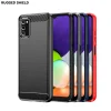 Samsung Galaxy A03s Carbon szénszál mintájú TPU tok fekete Alphajack thumbnail