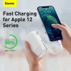 Baseus Qpow powerbank 20000mAh 20W PD 3.0 QC 3.0 USB + USB Type-C integrált Lightning kábellel fekete (PPQD-H02) thumbnail
