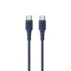 Remax Zeron USB Type-C - USB Type-C 65W kábel 1m kék