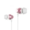 Remax Vezetékes fülhallgató 3.5mm jack audio pink thumbnail