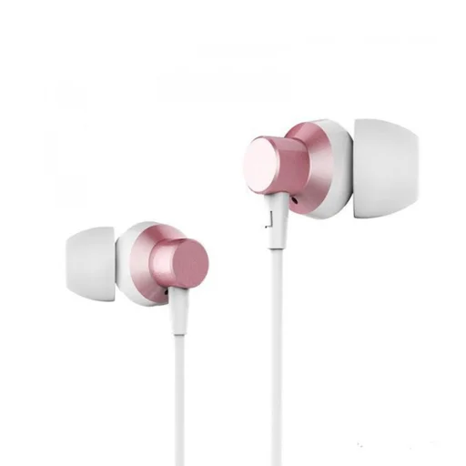 Remax Vezetékes fülhallgató 3.5mm jack audio pink - 2