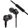 Remax Vezetékes fülhallgató mikrofonnal 3.5mm jack audio fekete - 2