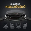 Apple Watch 7 (41mm) 3D kijelzővédő fólia fekete kerettel Alphajack - 2