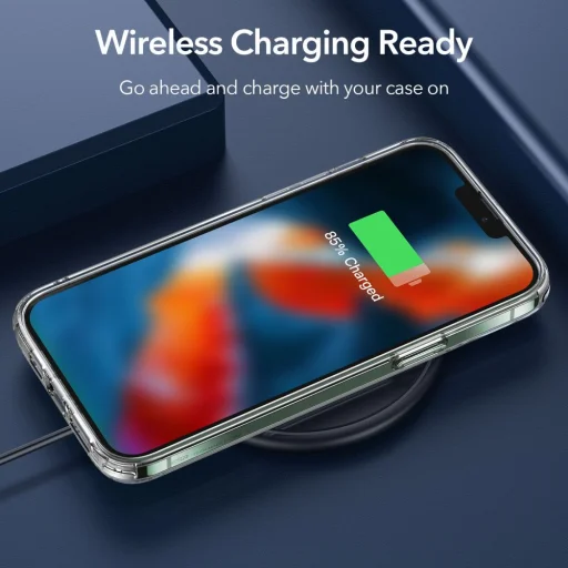 iPhone 13 Pro Max Esr Classic Hybrid tok és kijelzővédő üvegfólia átlátszó - 9