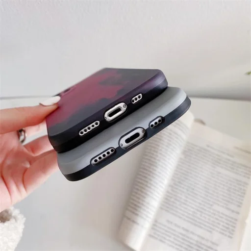 iPhone 13 Pro Max TPU tok színes mintával Alphajack (C2) narancs-fehér - 7