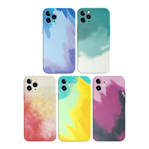 iPhone 13 Pro TPU tok színes mintával Alphajack (C1)  lila rózsaszín - 12