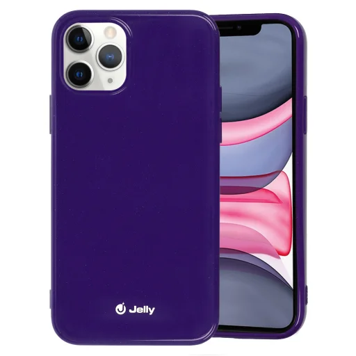 iPhone 12 mini Jelly szilikon tok lila - 1