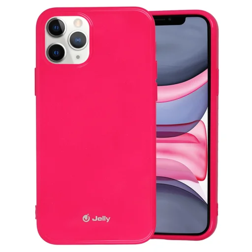 Jelly szilikon tok iPhone 12 mini pink - 1