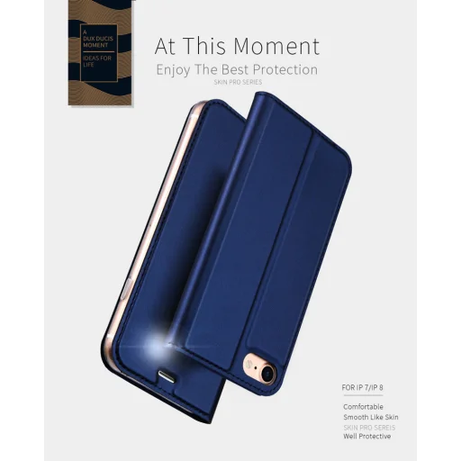 Samsung Galaxy A73 5G Dux Ducis Skinpro fliptok kék - 11