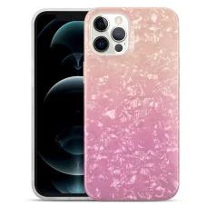 iPhone 13 Pro TPU tok színes mintával Alphajack (P4) sárga-rózsaszín