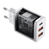 Baseus Compact fali töltő adapter 2xUSB + Type C PD 3.0 QC 3.0 30W 3A fehér thumbnail