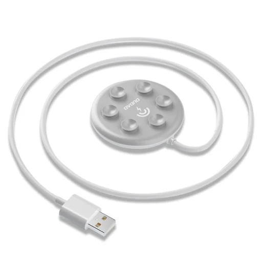 A12s Vezeték nélkül töltő, PD 18W A8 töltő, 18W L6X Lightning kábel(iPhone), 10000mAh K21s powerbank Dudao Ajándékcsomag - 2