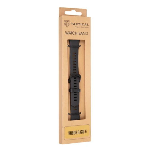 Honor Band 6 Tactical 806 szilikon óraszíj fekete - 2