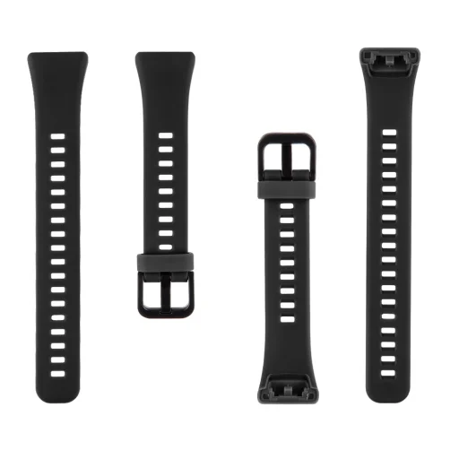 Honor Band 6 Tactical 806 szilikon óraszíj fekete - 3