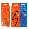 Borofone BU16 Mágneses USB - Lightning kábel 2.4A 1.2 m piros thumbnail