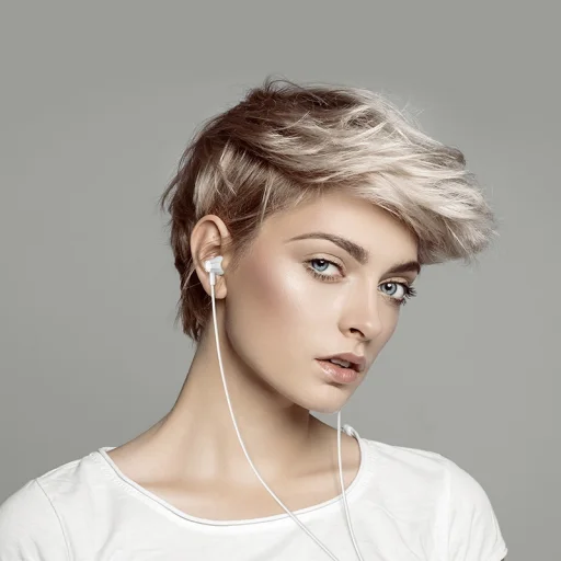 Borofone Graceful BM21 fülhallgató mikrofonnal fehér - 3