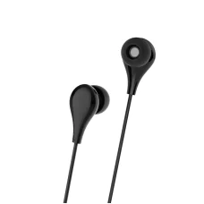 Borofone MIlo BM24 fülhallgató mikrofonnal fekete 3.5mm jack