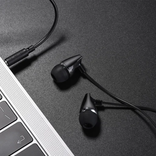 Borofone Sound Edge BM25 fülhallgató mikrofonnal fekete - 2