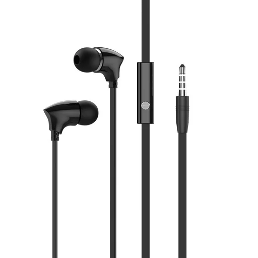 Borofone Rithym BM26 fülhallgató mikrofonnal fekete 3.5mm jack - 1