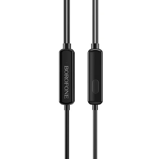 Borofone Sage BM40 fülhallgató mikrofonnal fekete 3.5mm jack - 2
