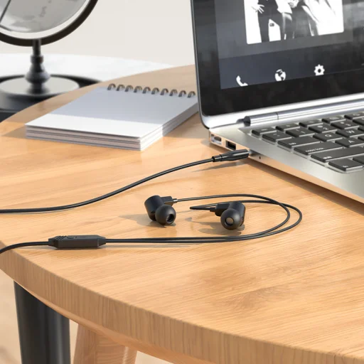 Borofone Goalant BM64 fülhallgató mikrofonnal fekete - 3