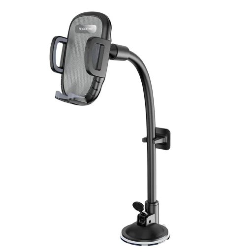 Borofone BH54 Racer autós telefontartó szélvédőre fekete - 7