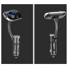 Bluetooth BC49AQ FM Transmitter (Bluetooth 5.0 + EDR + microSD + USB) Töltés funkcióval 2x USB 2.4A QC 3.0 Quick Charge fekete thumbnail