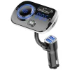 Bluetooth BC49AQ FM Transmitter (Bluetooth 5.0 + EDR + microSD + USB) Töltés funkcióval 2x USB 2.4A QC 3.0 Quick Charge fekete thumbnail