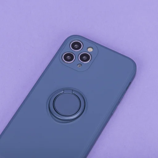 Xiaomi Mi 11 Lite 4G / 11 Lite 5G Finger tok hátlapi gyűrűvel forest kék - 5