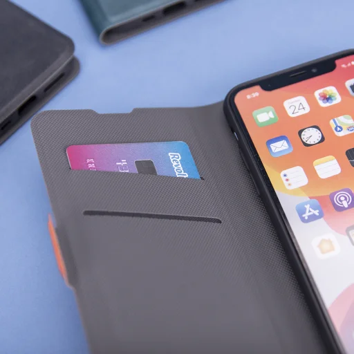 Xiaomi Mi 11i / Poco F3 / F3 Pro / Redmi K40 / K40 Pro Smart Puro Mágneses fliptok piros - 5