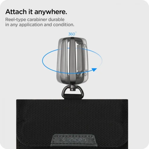 Spigen Faraday Kalitka RFID blokkoló autó kulcshoz fekete - 2