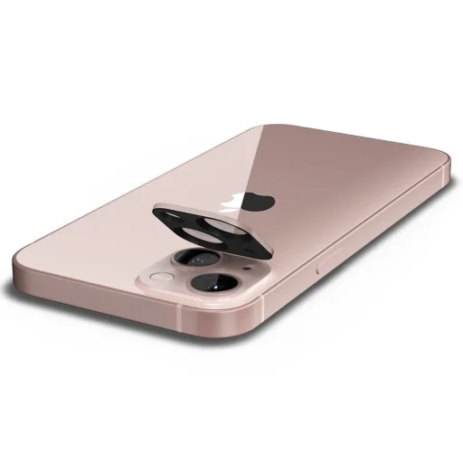 iPhone 13 mini / 13  Spigen Optik.TR 2x kameralencsevédő 9H üveg pink (AGL04036) - 7