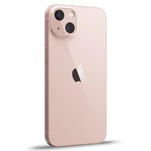 iPhone 13 mini / 13  Spigen Optik.TR 2x kameralencsevédő 9H üveg pink (AGL04036) - 4