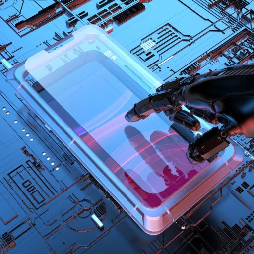 iPhone 13 mini Glastify OTG+ kijelzővédő üvegfólia 2x + felhelyező keret - 5