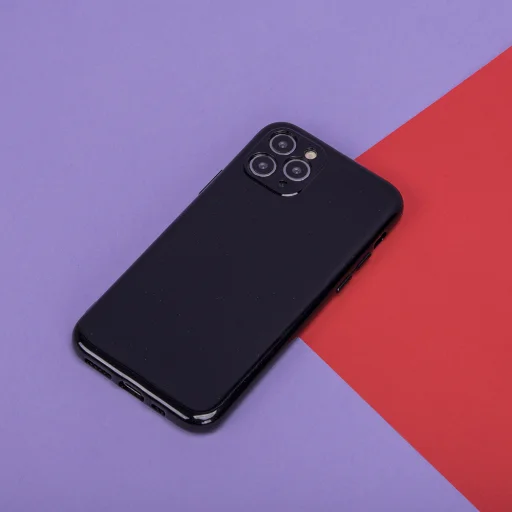 Samsung A02S Jelly szilikon tok fekete - 3