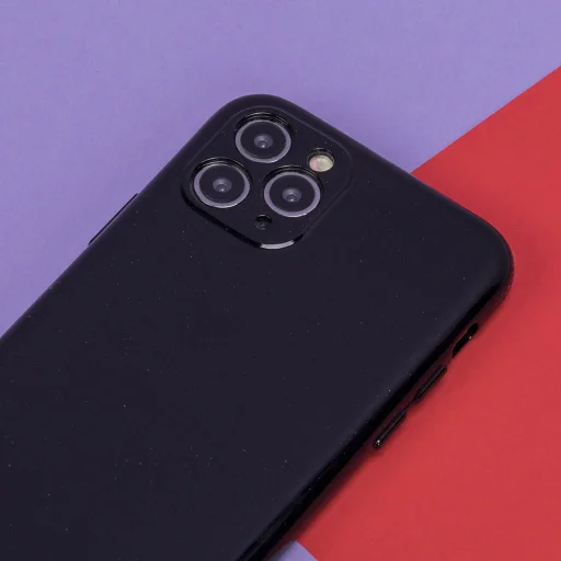 Samsung A02S Jelly szilikon tok fekete - 4