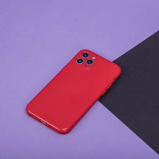 Samsung A22 4G Jelly szilikon tok piros - 7