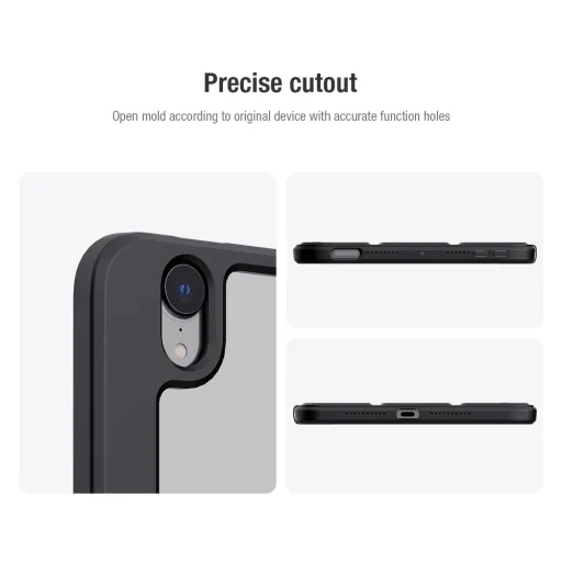 iPad Mini 6 2021 Nillkin Bevel Környezetbarát Bőr Tok Matcha Green - 3