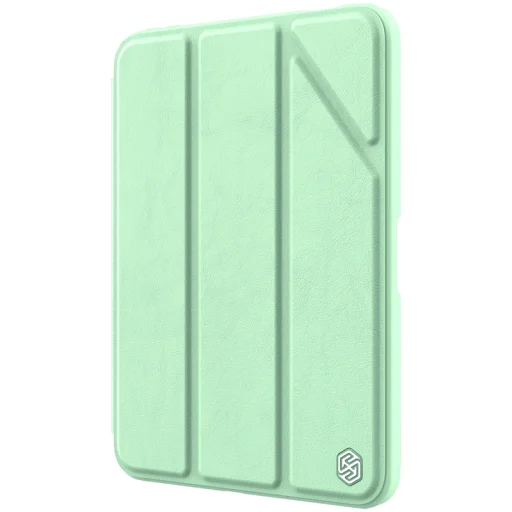 iPad Mini 6 2021 Nillkin Bevel Környezetbarát Bőr Tok Matcha Green - 4