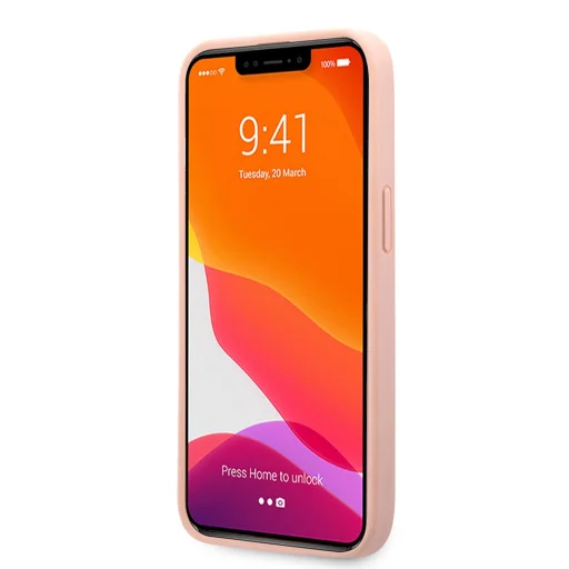 iPhone 13 Guess PU bőr Saffiano tok pink (GUHCP13MPSASBPI) - 2