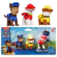 Mancs Őrjárat 3D Radír Figura Szett 3 db