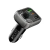 Borofone BC38 Bluetooth FM Transmitter - Type C + 2x USB + MicroSD - QC 3.0 PD 20W fekete thumbnail