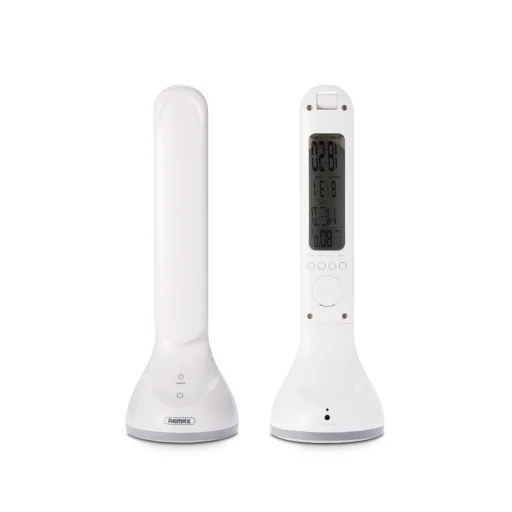Remax asztali LED lámpa RT-E185 kijelzővel fehér - 3