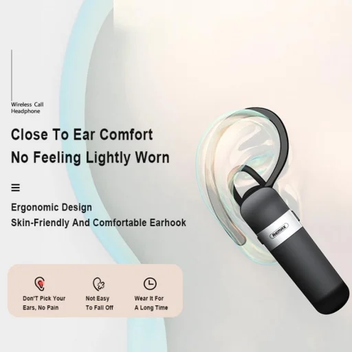 Remax Bluetooth fülhallgató headset RB-T36 (multi-point + EDR) fehér - 2