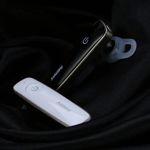 Remax Bluetooth fülhallgató headset RB-T8 (multi-point + EDR) fehér - 4